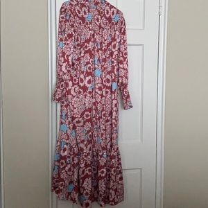 Floral maxi dress, new, worn once.